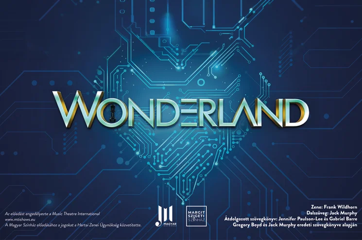 Wonderland musical 2026 Budapest - szabadtéri ősbemutató a Margitszigeti Szabadtéri Színpadon