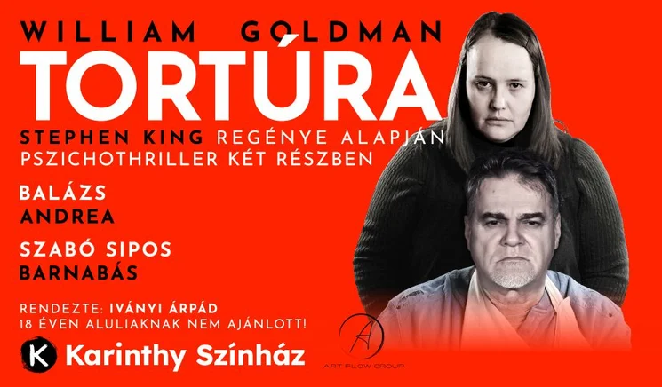 Tortúra című előadások a Karinthy Színházban 2026 - Online jegyvásárlás