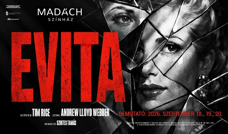 Evita musical Madách Színház 2026 - Online jegyvásárlás