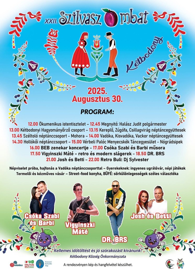 Szilvaszombat Kétbodony 2025