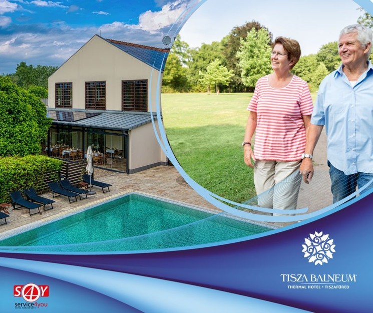 Senior wellness üdülés 2026 - Tisza-tavi nyugdíjas pihenés 15% árkedvezménnyel a Balneum Hotelben