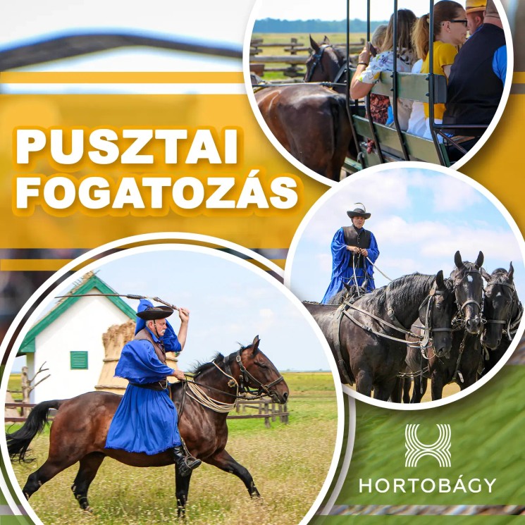 Pusztaprogram a Hortobágyon 2026 - Pusztai fogatozás tavasztól őszig a Mátai Ménesben