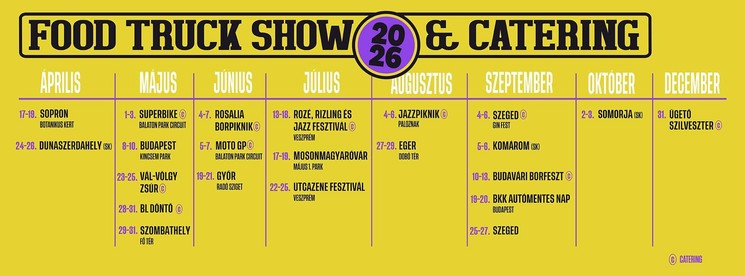Food Truck Show 2026 - Események, rendezvények