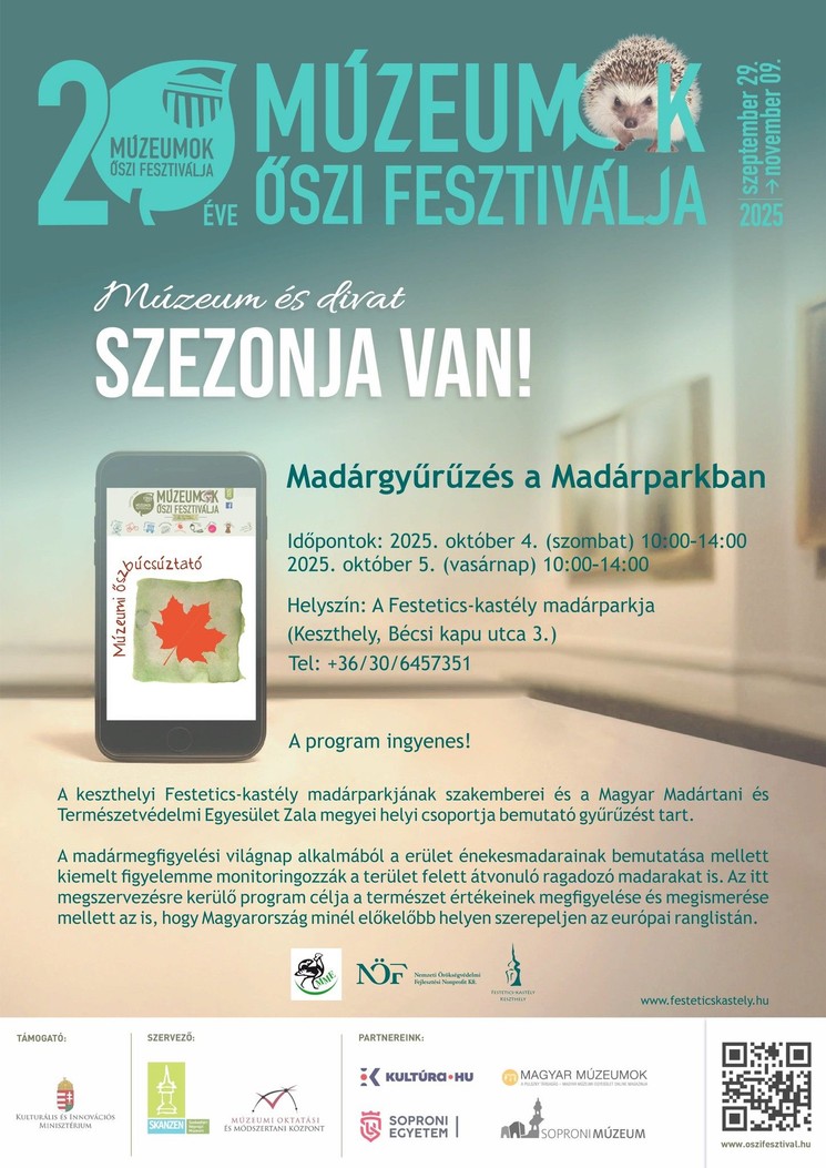 Madárgyűrűzés Keszthely 2025. Bemutató gyűrűzés a Madárparkban a madármegfigyelési világnap alkalmából 