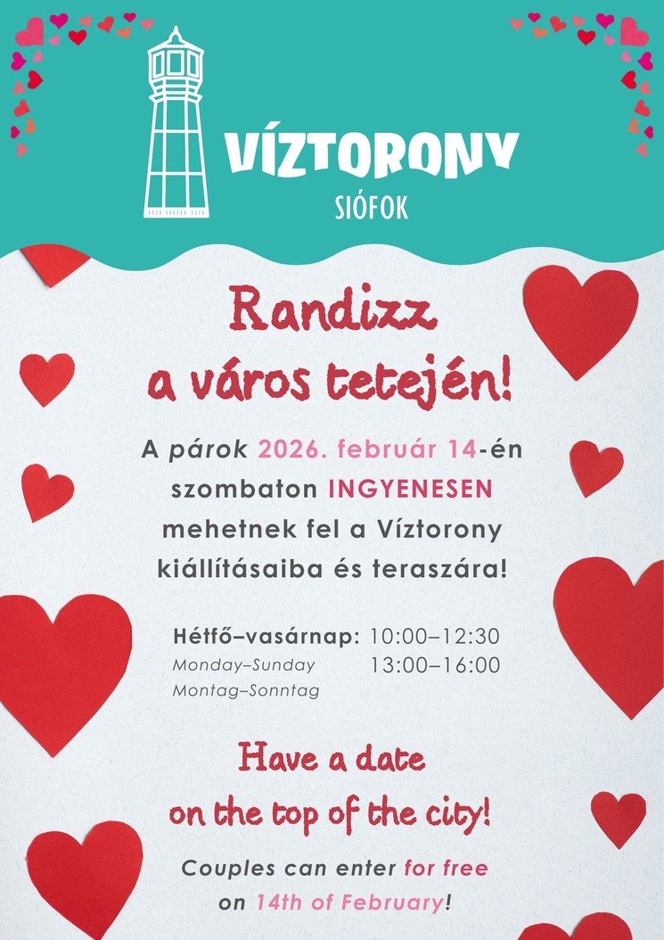 Valentin-nap Siófok 2026. Randizz a város tetején!