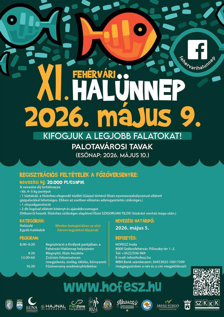 Fehérvári Halünnep 2026 Székesfehérvár