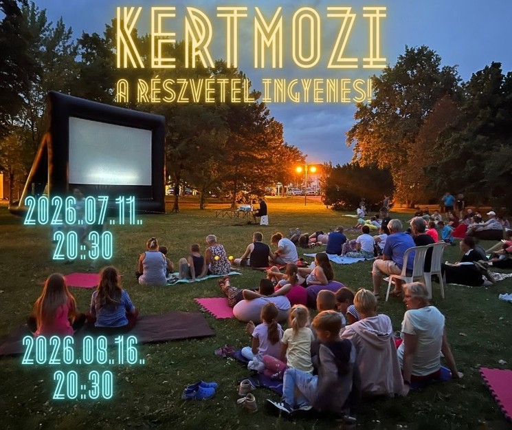 Hajdúszoboszló mozi 2026 - Kertmozi a Szent István parkban