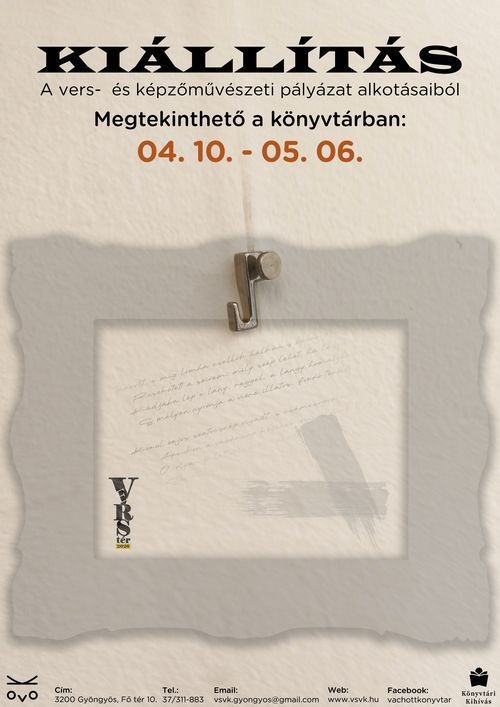 Gyöngyösi kiállítás 2026 Vachott Sándor Városi Könyvtár