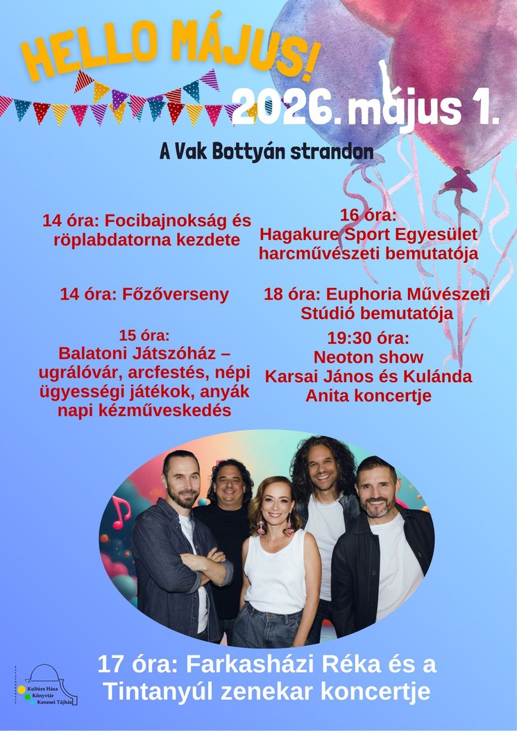 Majális Balatonkenese 2026