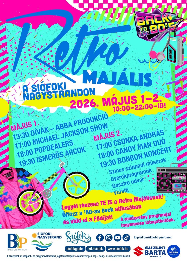 Siófoki programok 2026 - Események és rendezvények Siófokon