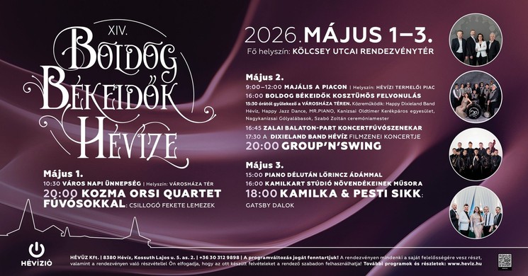 Boldog békeidők Hévíze Fesztivál 2026