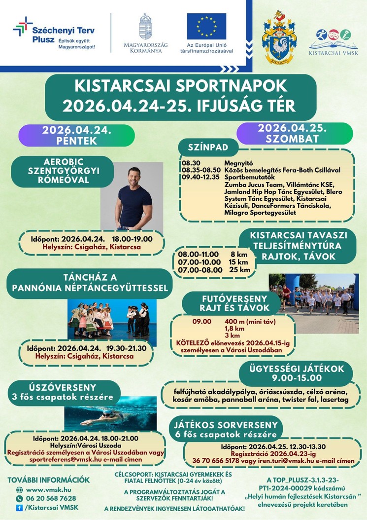 Sportnapok Kistarcsa 2026