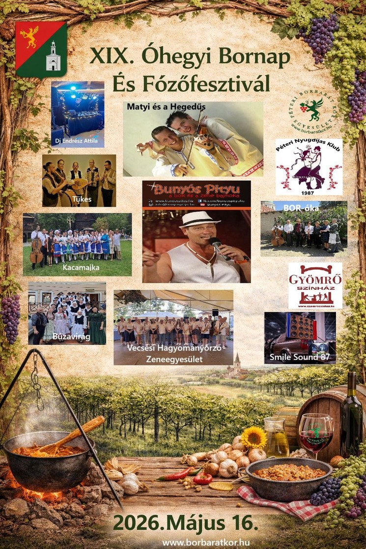 Óhegyi Bornap és Főzőfesztivál 2026 Péteri