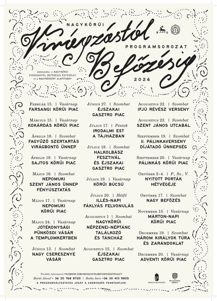 Nagykörű termelői piac 2026