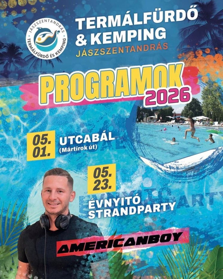Strand party 2026 Jászszentandrás