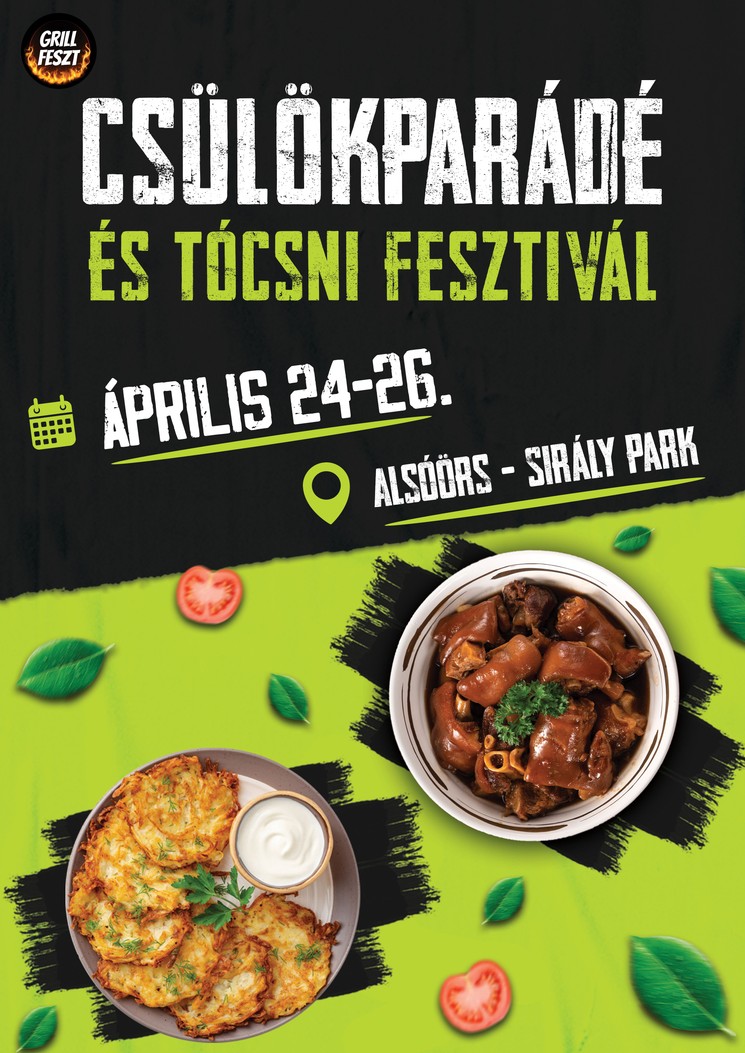  Csülökparádé 2026 Alsóörs - Balatoni csülök- és tócsni fesztivál