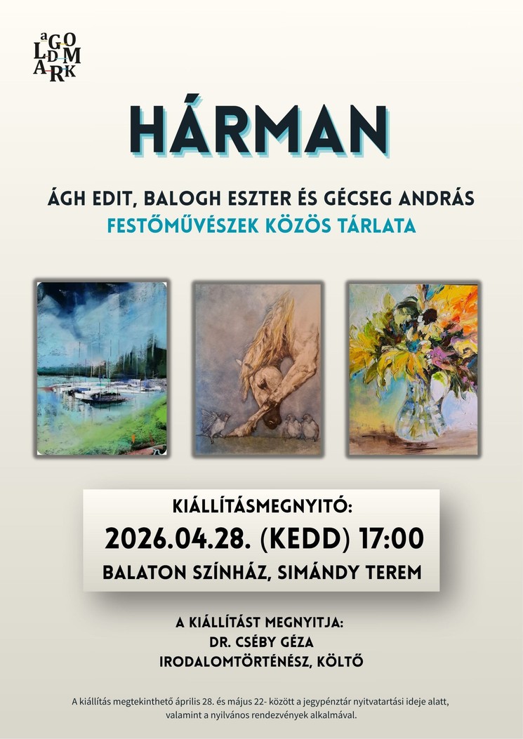 Kiállítás Keszthely 2026 - Időszaki kiállítások a Balaton Színházban