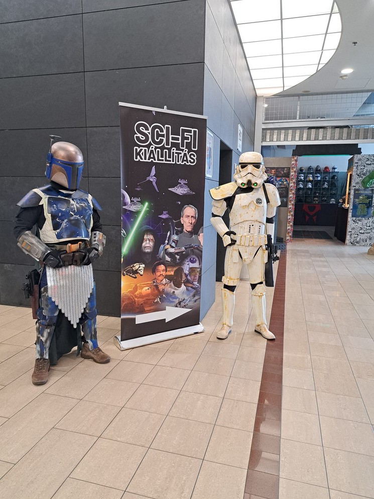 Sci-fi és fantasy kiállítás 2026 Budapest - Galaktikus kiállítás, filmek, játékok és képregények ikonikus karakterei
