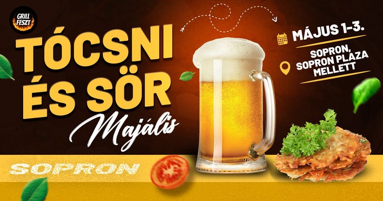 Majális Sopron 2026 - Tócsni & Sör Majális