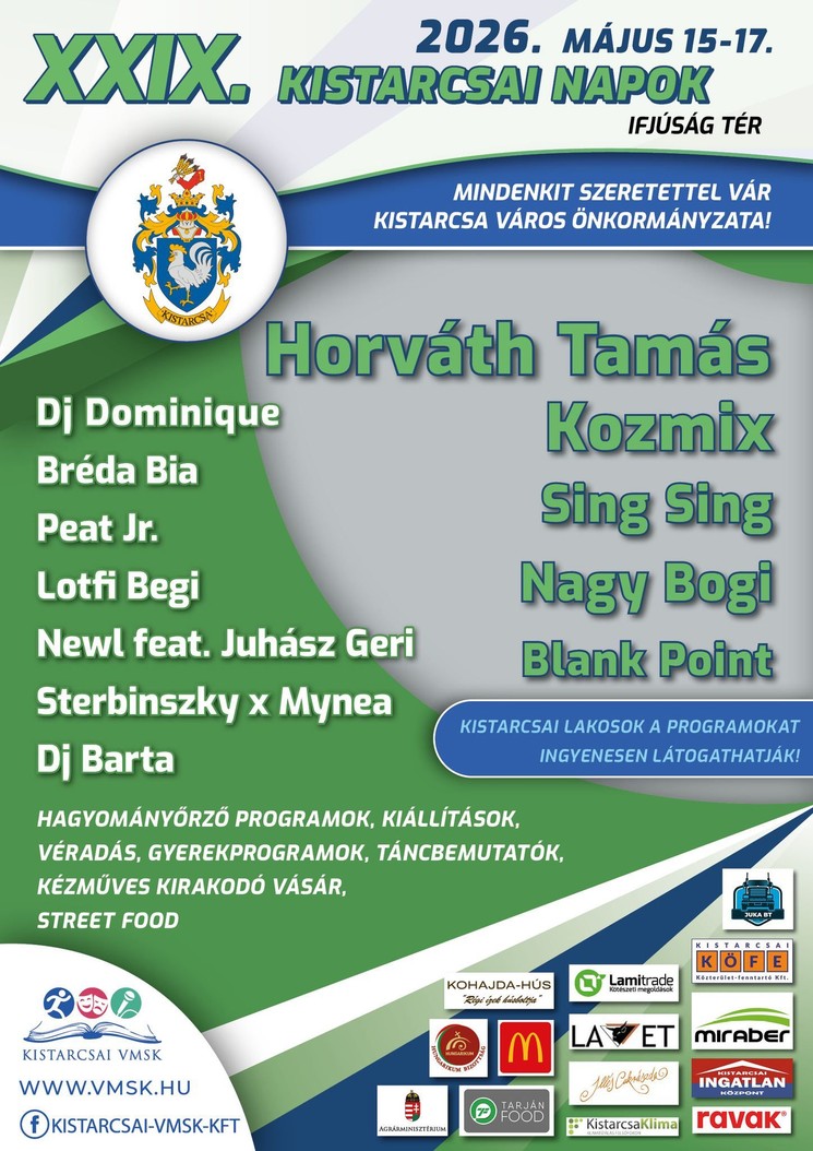 Kistarcsai Napok 2026