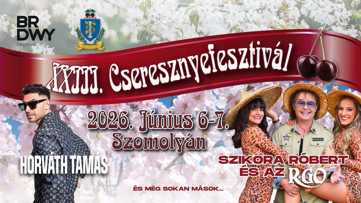 Cseresznyefesztivál Szomolya 2026