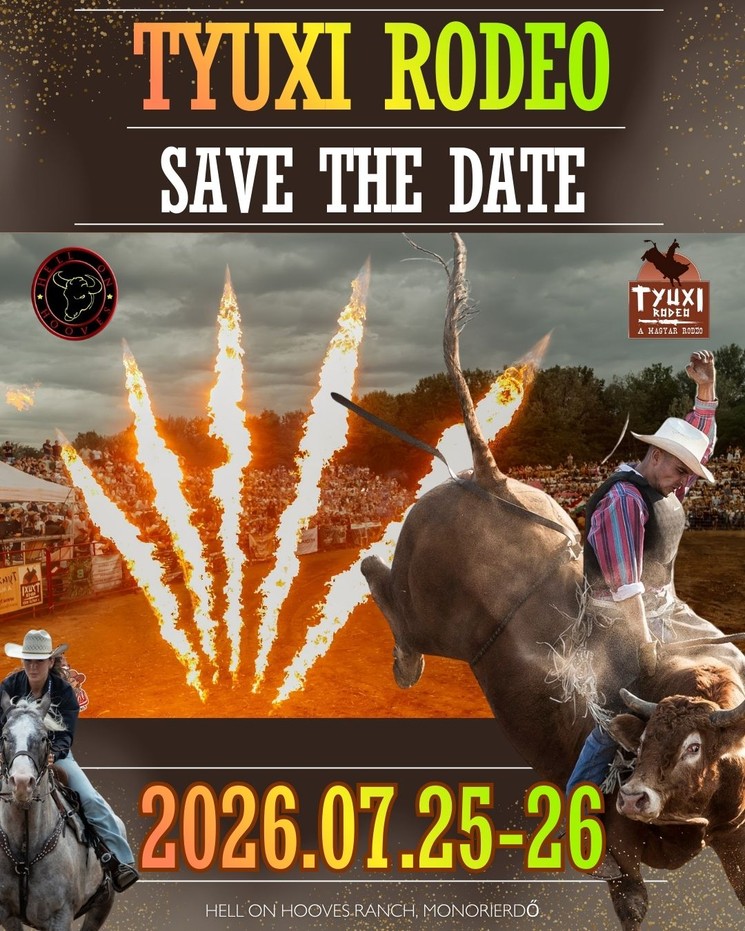 Bikarodeó 2026 - Tyuxirodeo Hell on Hooves Ranch, bikarodeo hétvége Monorierdőn