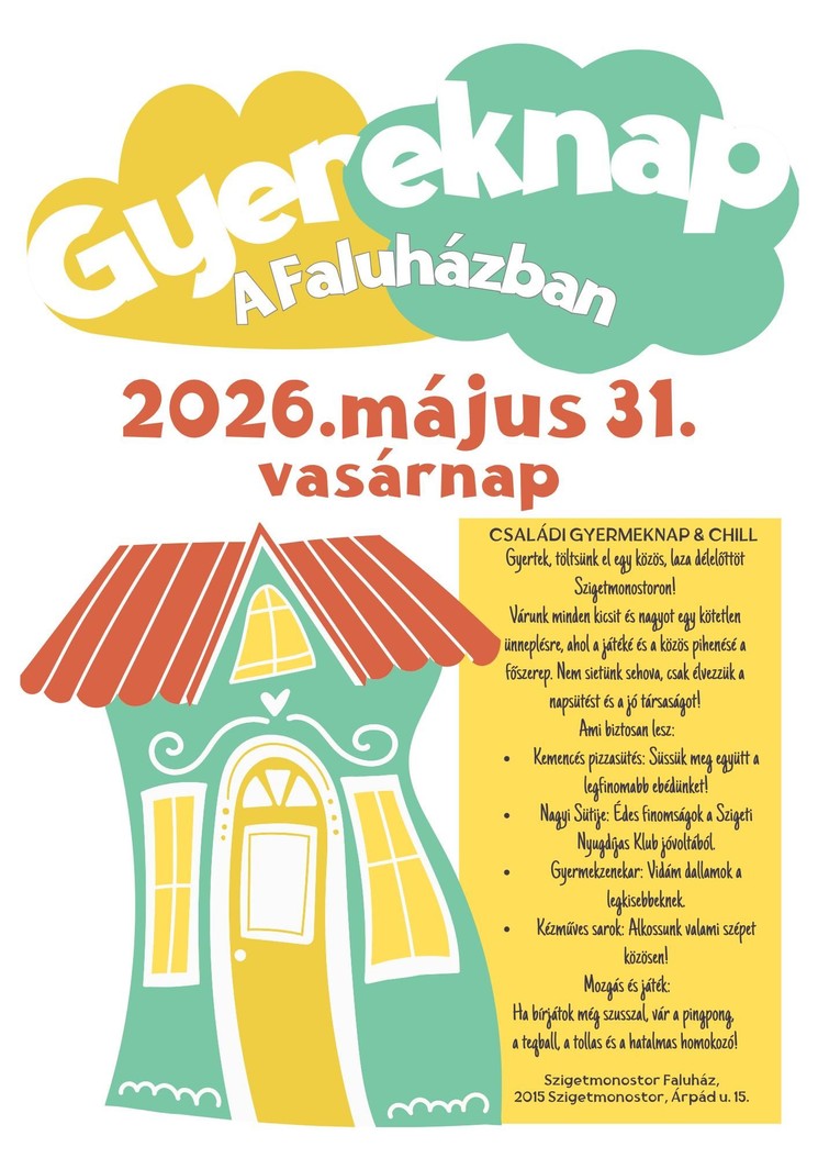 Gyermeknap Szigetmonostor 2026