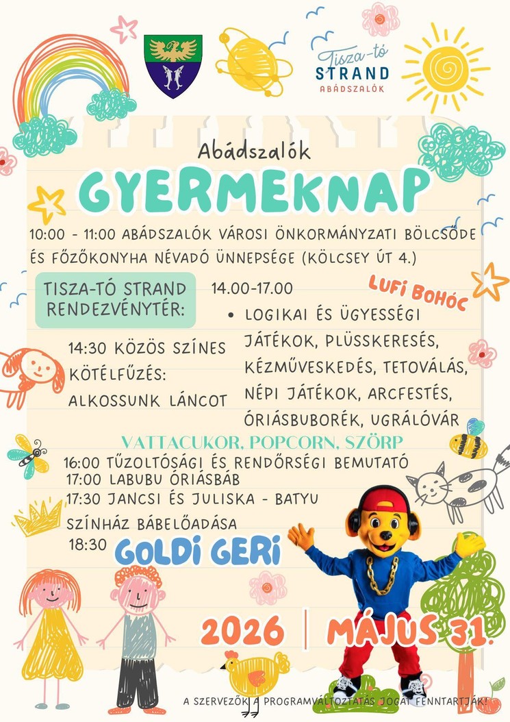 Abádszalók Gyermeknap 2026