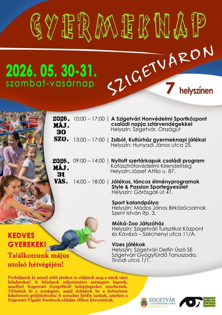 Gyereknap Szigetvár 2026
