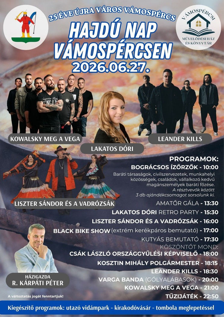 Vámospércsi Hajdú Nap 2026