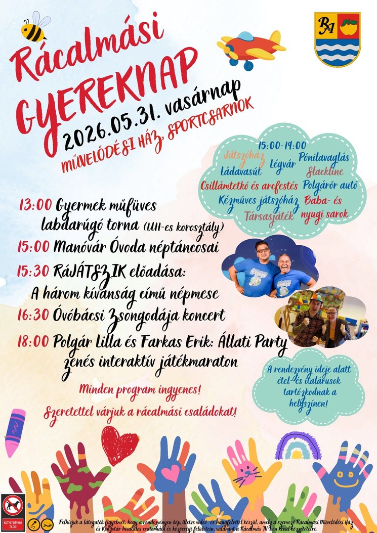 Rácalmási gyermeknap 2026