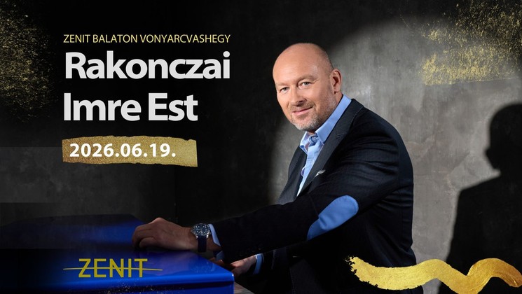 Rakonczai Imre koncert 2026 Vonyarcvashegy - Rakonczai Piano Bar zenés vacsoraest a Zenitben