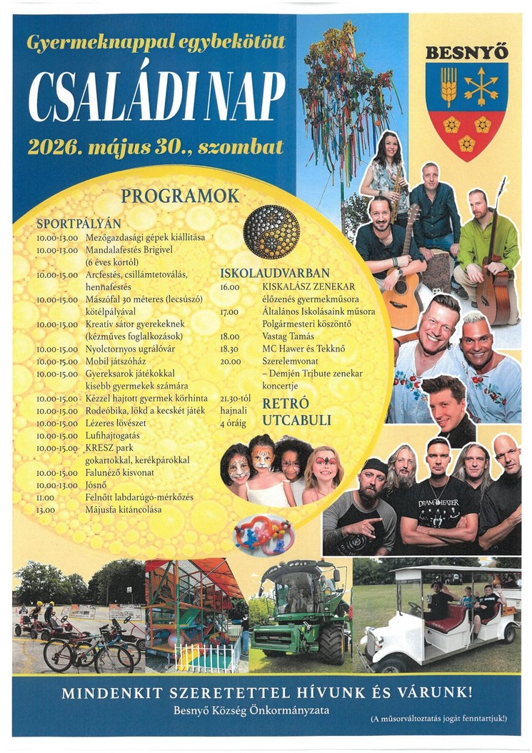 Gyereknap Besnyő 2026