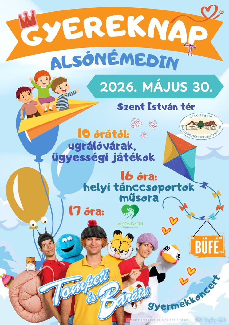 Gyereknap Alsónémedi 2026