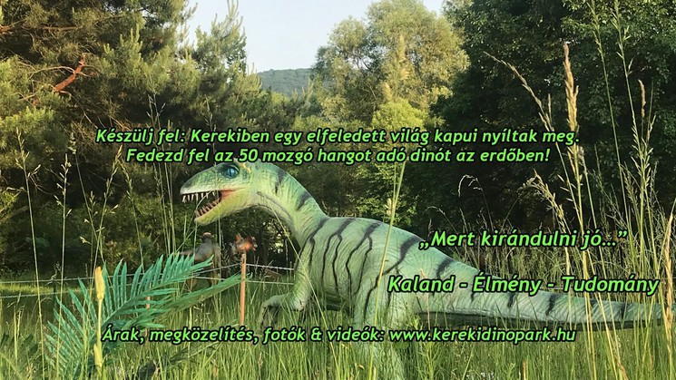 Dinó Park Kerekiben, egy szuper program az egész családnak játékokkal kicsiknek és nagyoknak a Balaton mellett