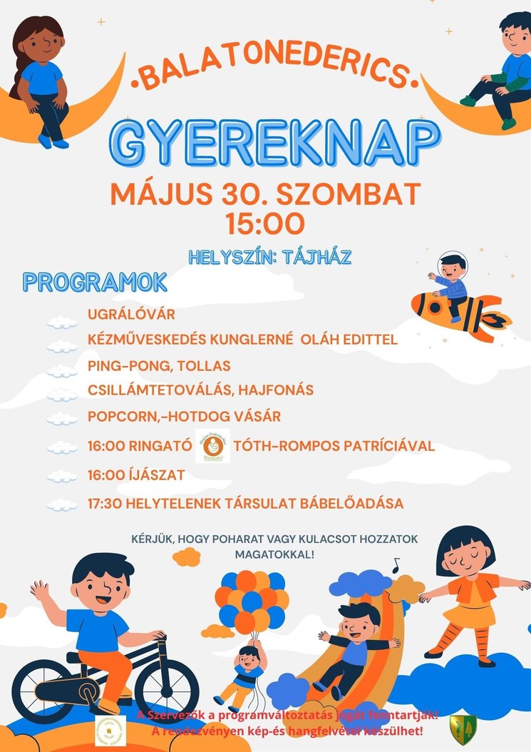 Gyereknap Balatonederics 2026