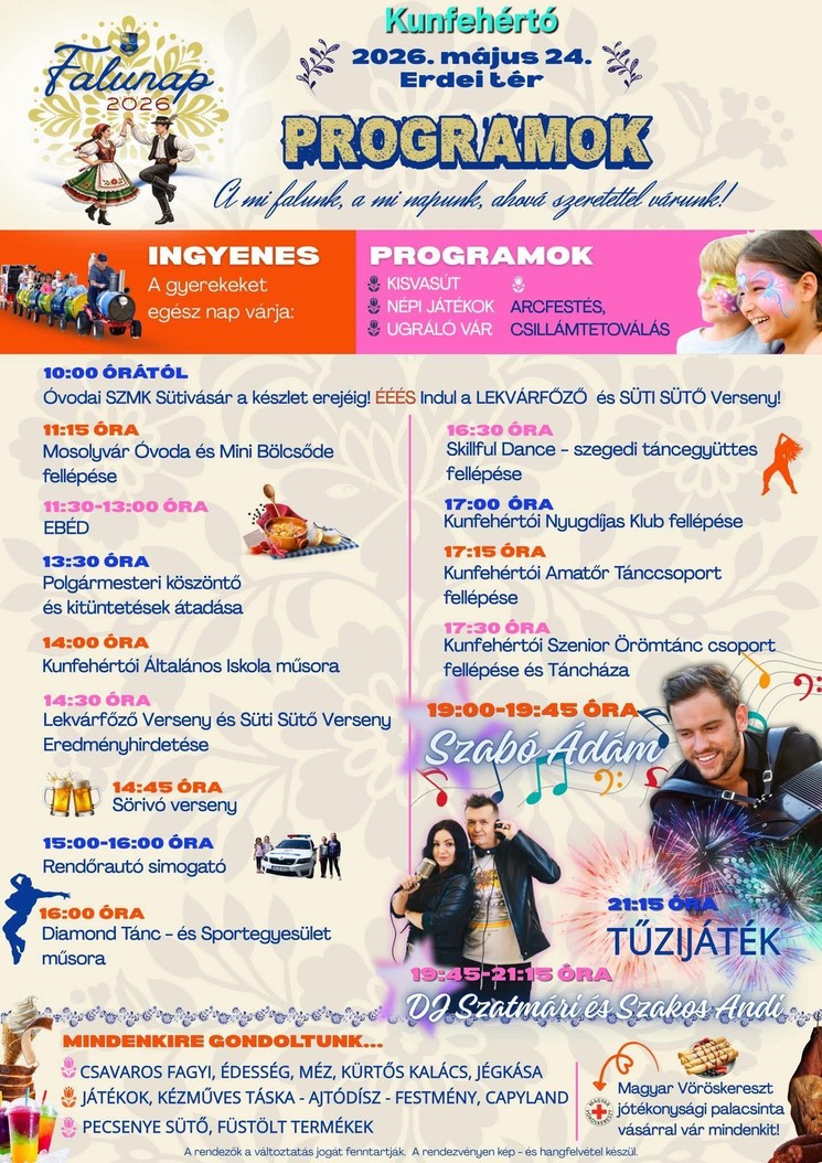 Kunfehértói Falunap 2026