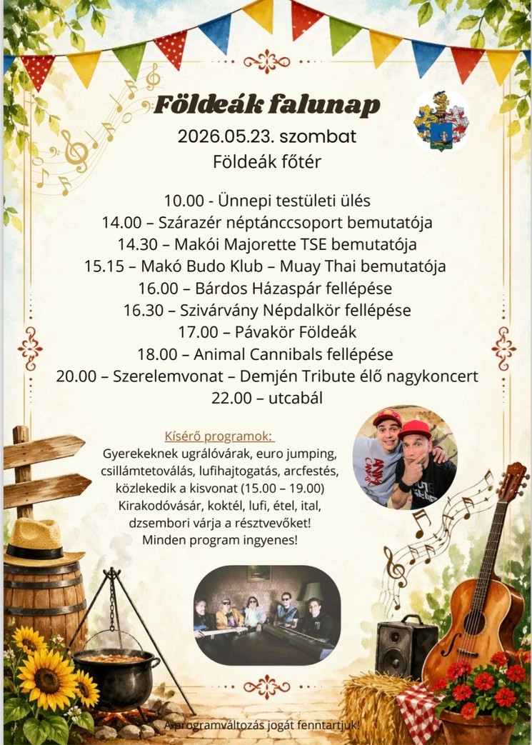 Földeák Falunap 2026
