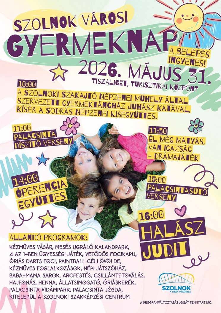 Gyereknap Szolnok 2026