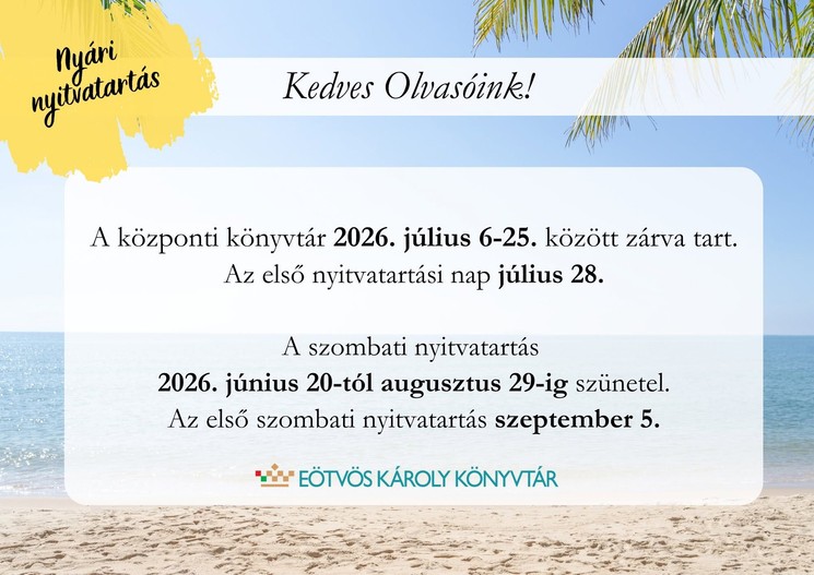 Eötvös Károly Könyvtár programok 2026 Veszprém