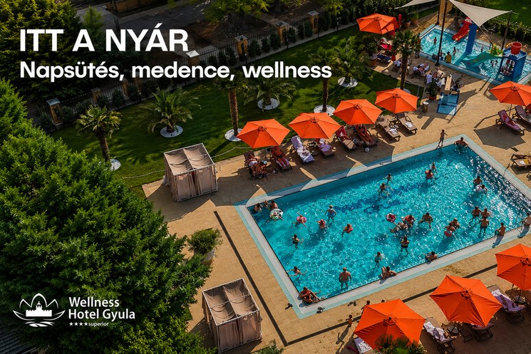 Gyulai wellness hétvége 2026 - Teljes panziós ajánlat a Wellness Hotel Gyulában