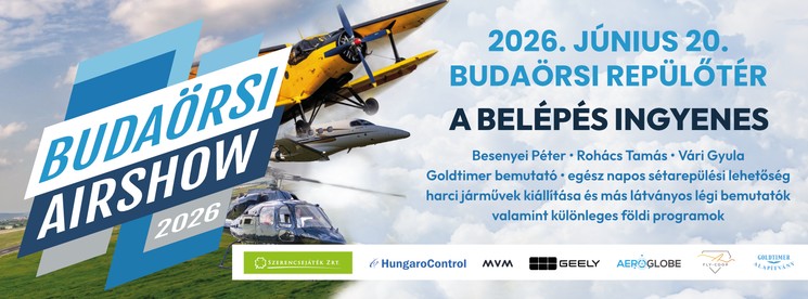 Repülőnap Budaörs 2026 - Airshow a Repülőtéren
