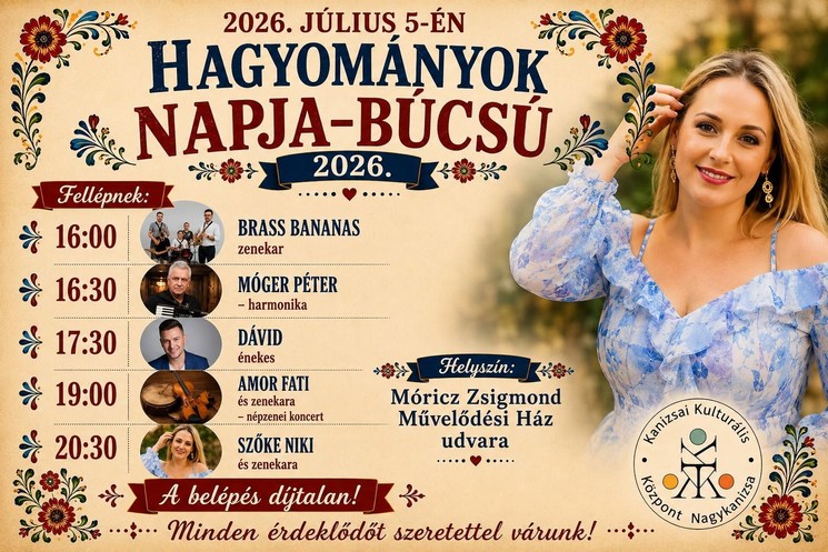 Kiskanizsai Hagyományok Napja és Búcsú Nagykanizsa 2026
