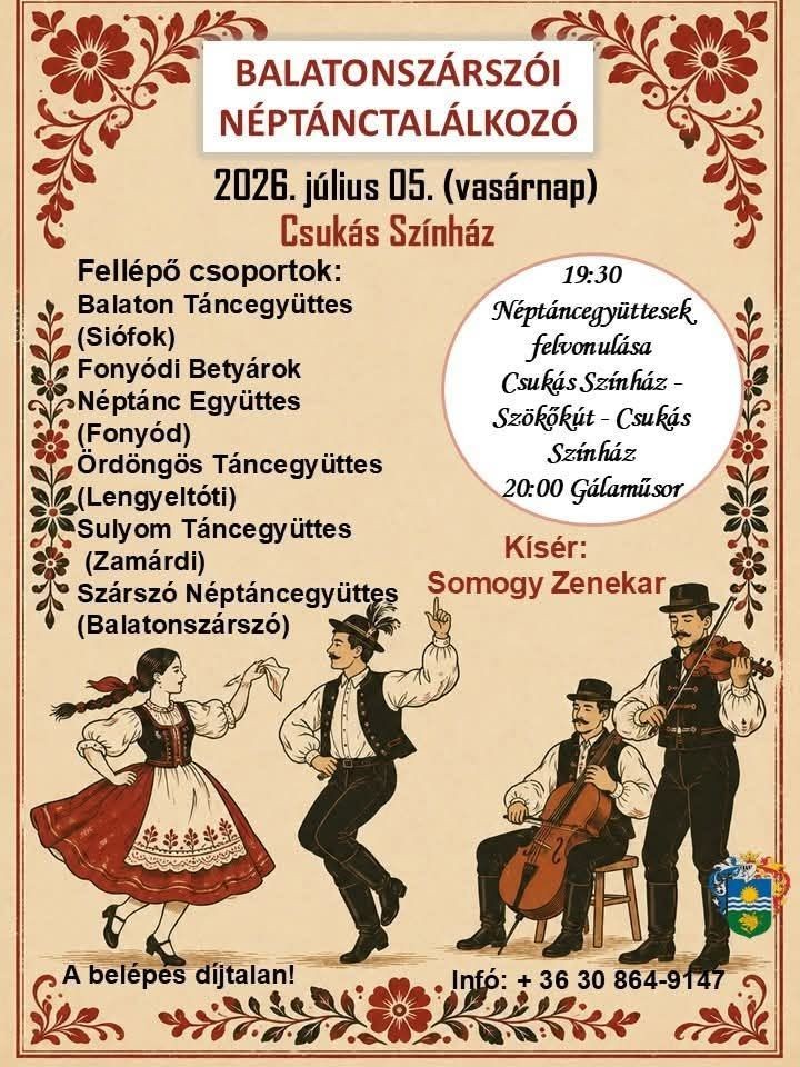 Balatonszárszói Néptánctalálkozó 2026