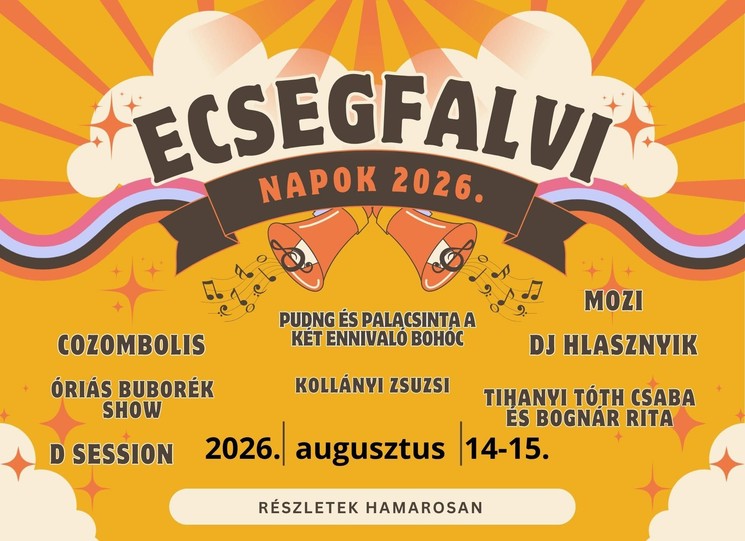 Falunap  Ecsegfalva 2026 - Ecsegfalvi Napok
