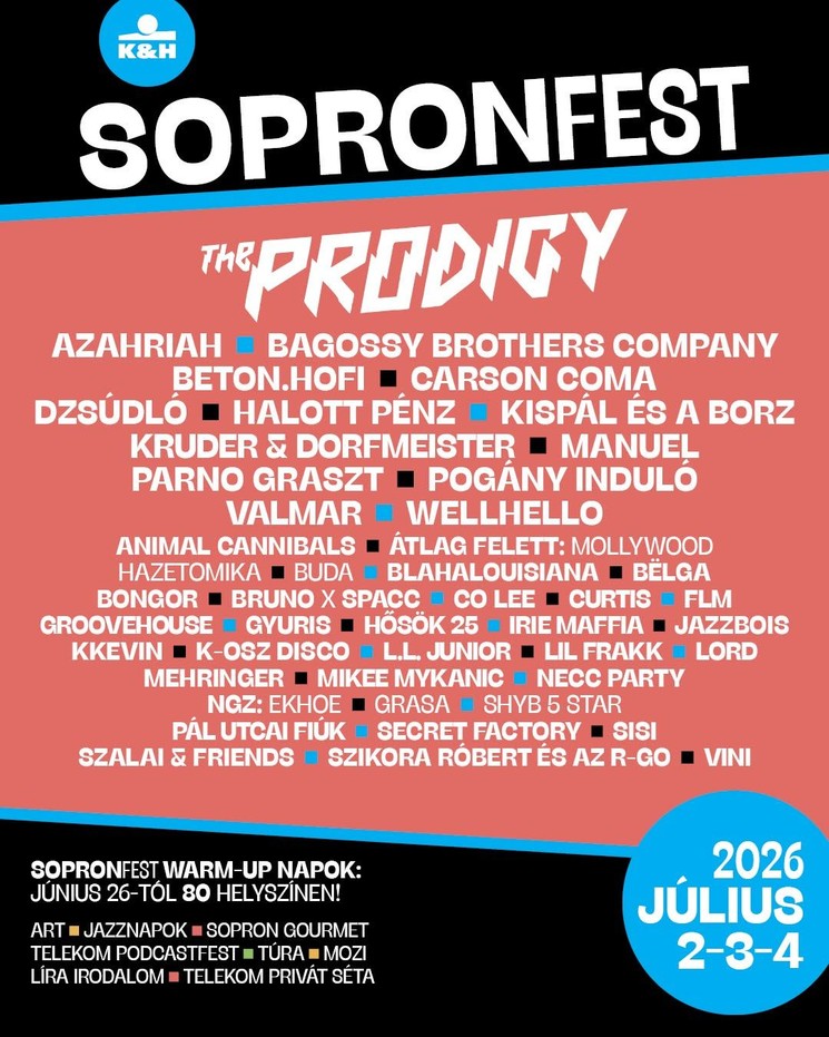Könnyűzenei fesztiválok 2026