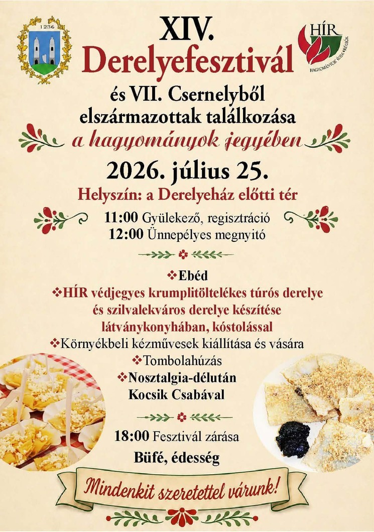 Csernelyi Derelyefesztivál 2026