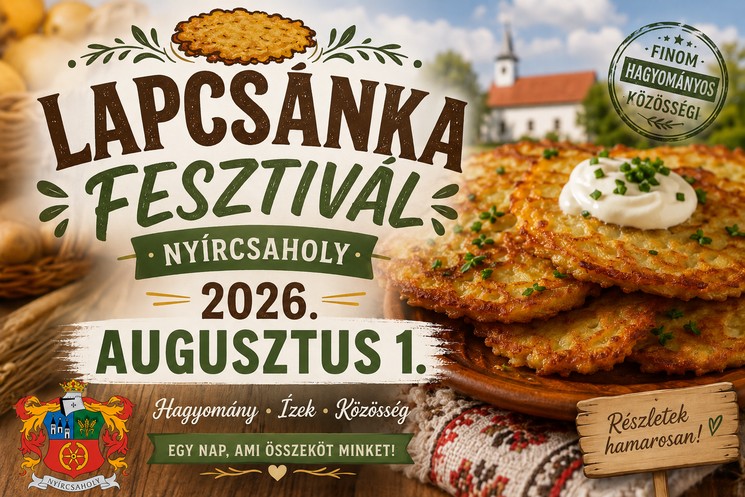 Lapcsánkafesztivál Nyírcsaholy 2026
