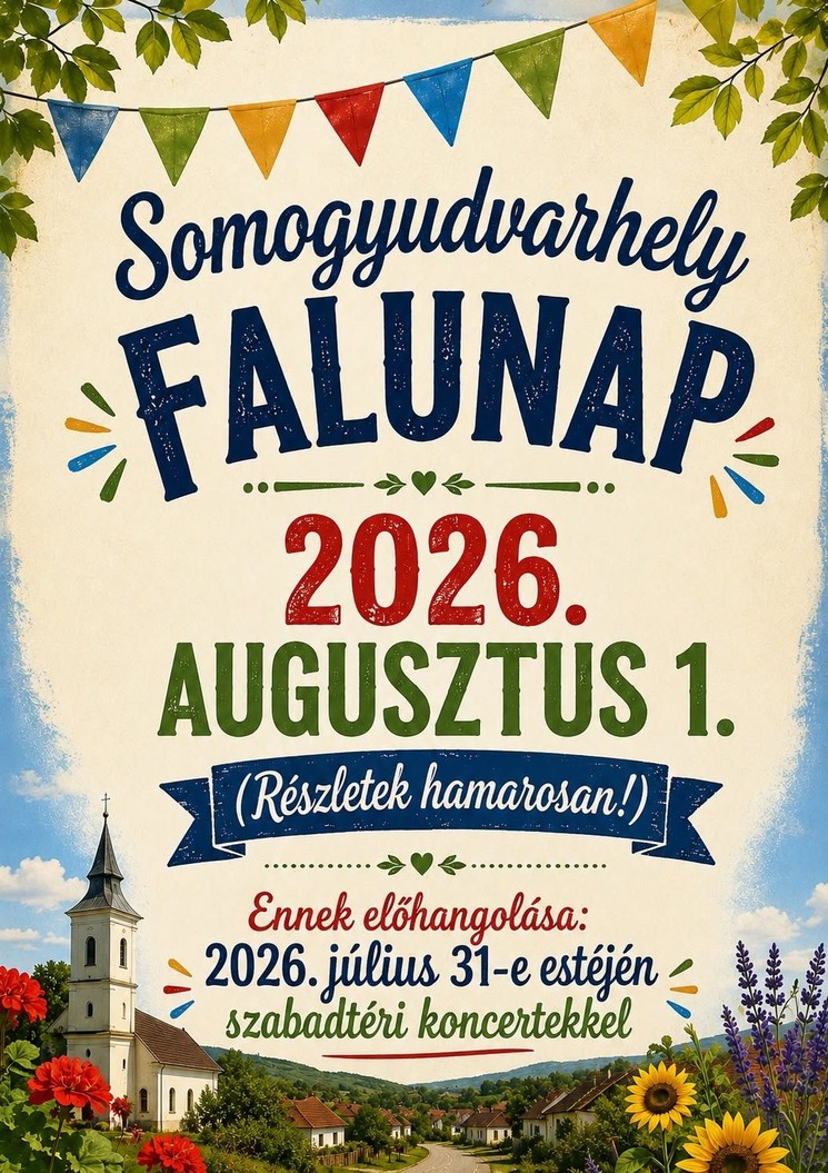 Lőrinc napi fesztivál Somogyudvarhely 2026 - Falunap