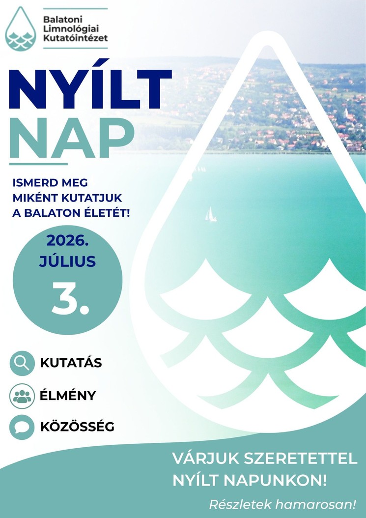 Nyílt Nap a Balatoni Limnológiai Kutatóintézetben 2026